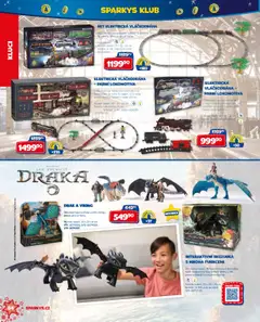 Náhled letáku Sparkys katalog Vánoce od 01.10.2025 | Strana: 64 | Produkty: Baterie, Vláčkodráha
