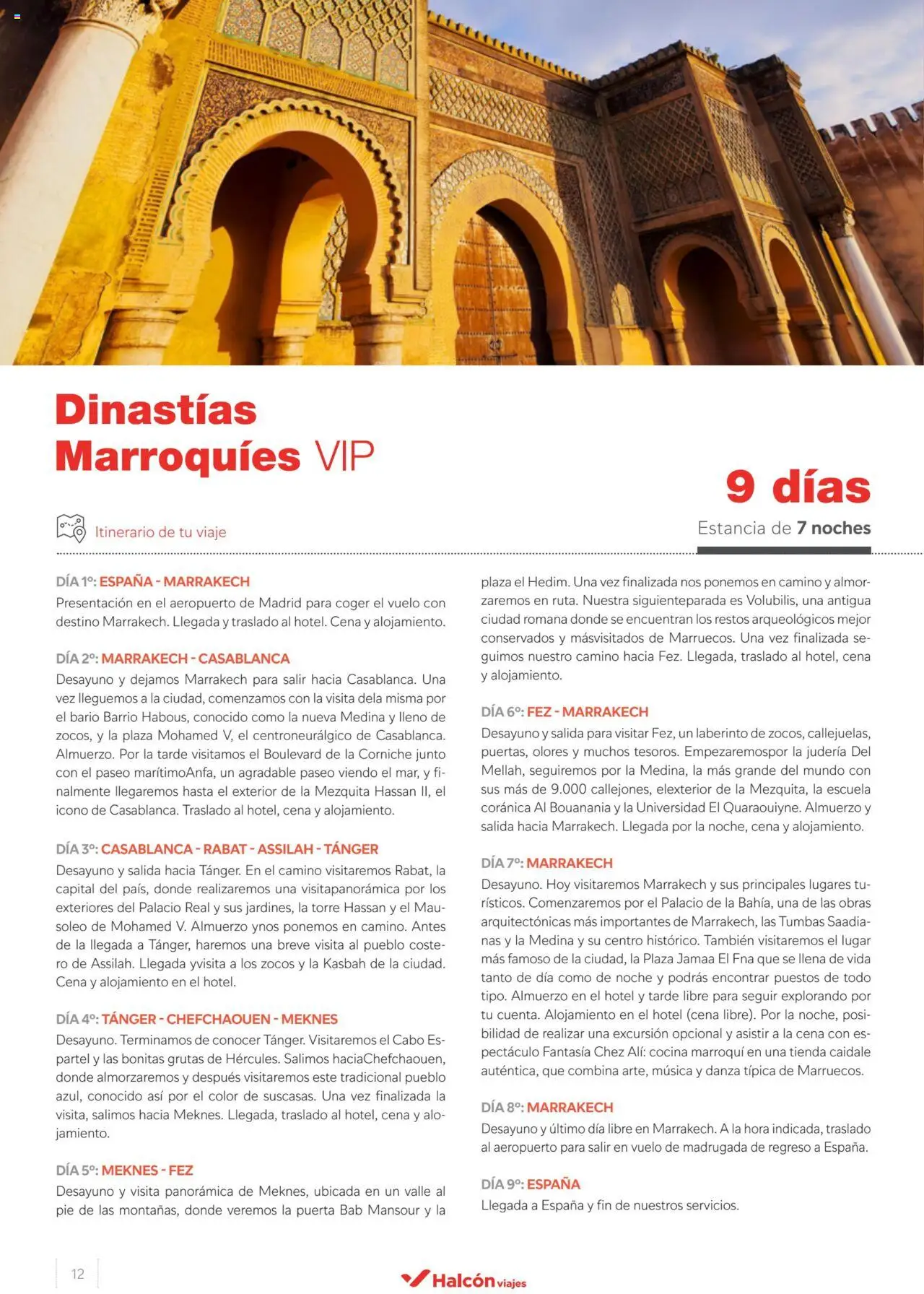 Halcón Viajes Marruecos  │ válido desde el 10.05.2024 | Página: 12 | Productos: Cocina