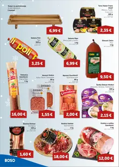 Boso - Božićni Katalog - Pregled kataloga iz trgovine Boso, vrijedi od 27.11.2025 | Stranica: 4 | Proizvodi: Šunka, Buđola, Tuna, Curry