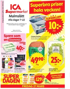 ICA Supermarket - Linköping - Förhandsvisning av reklamblad från butik ICA Supermarket aktuell från 23.03.2026