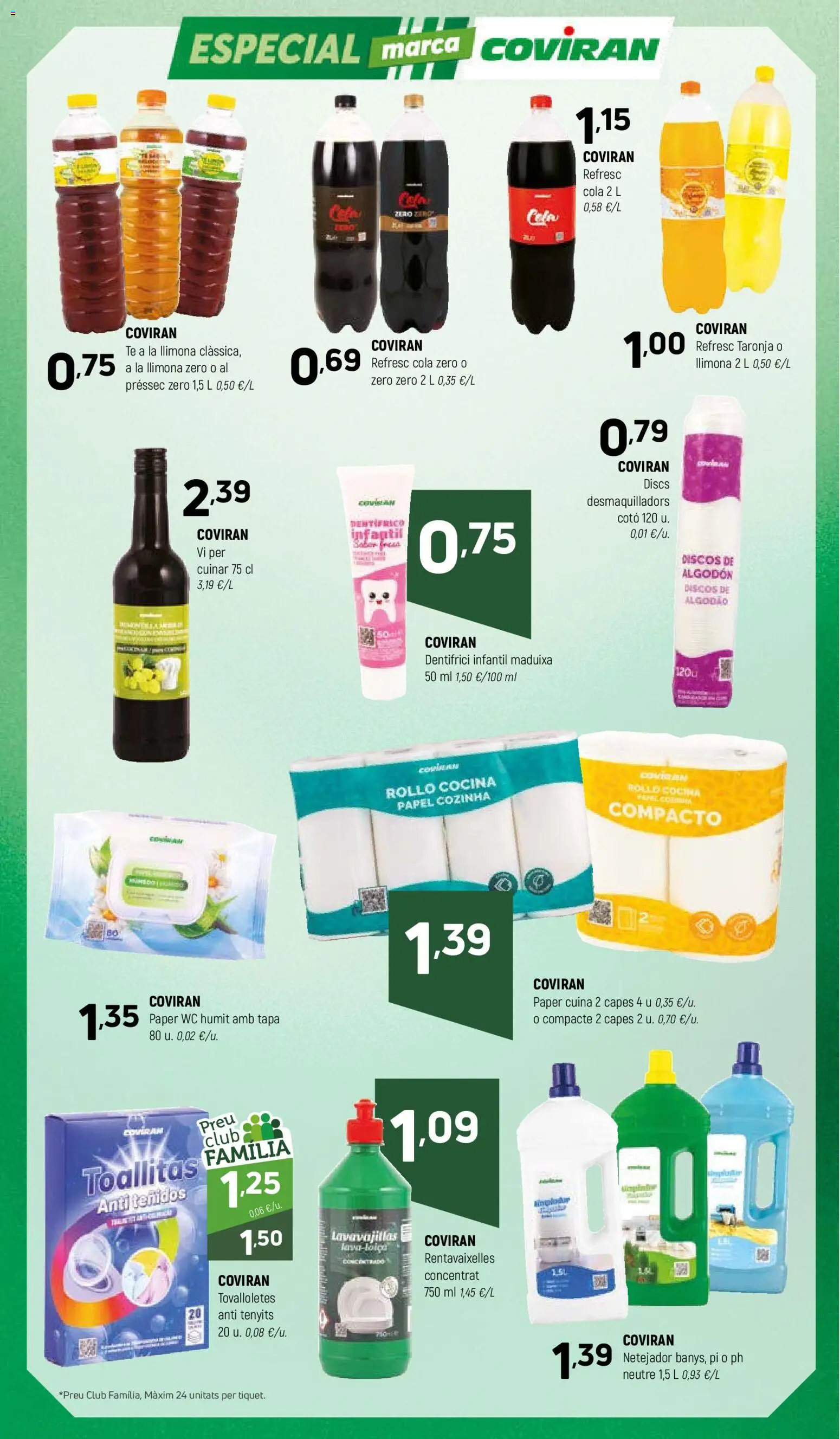 Coviran - Barcelona │ válido desde el 27.01.2026 | Página: 10 | Productos: Té, Cocina, Lavavajillas