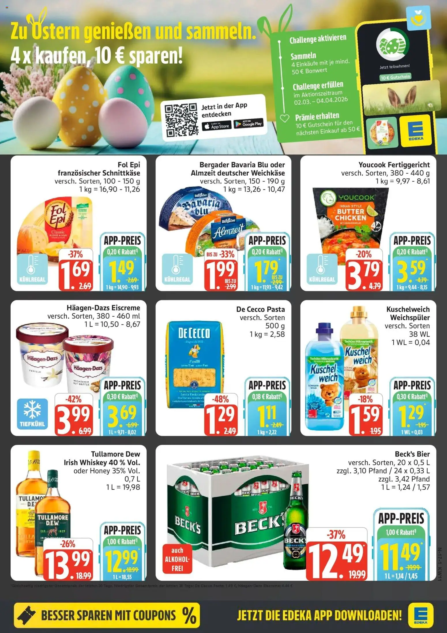 Marktkauf Prospekt Cuxhaven – gültig ab 09.03.2026 | Seite: 17 | Produkte: Youcook, Bier, Kuschelweich, Eiscreme