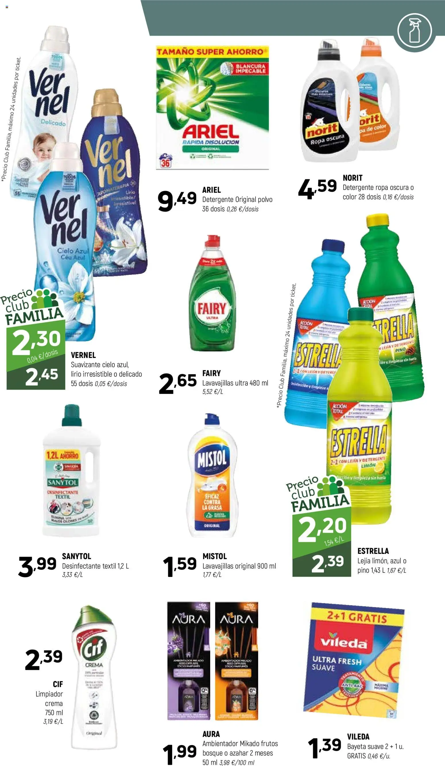 Coviran - Figueres │ válido desde el 21.04.2026 | Página: 19 | Productos: Detergente, Ropa, Suavizante, Lavavajillas