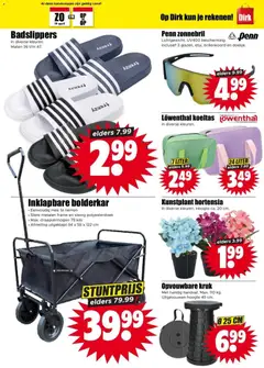 Dirk folder week 17 - Voorbeeld van een folder van Dirk, geldig van 22.04.2026 | Pagina: 31 | Producten: Zonnebril, Kruk, Gnocchi