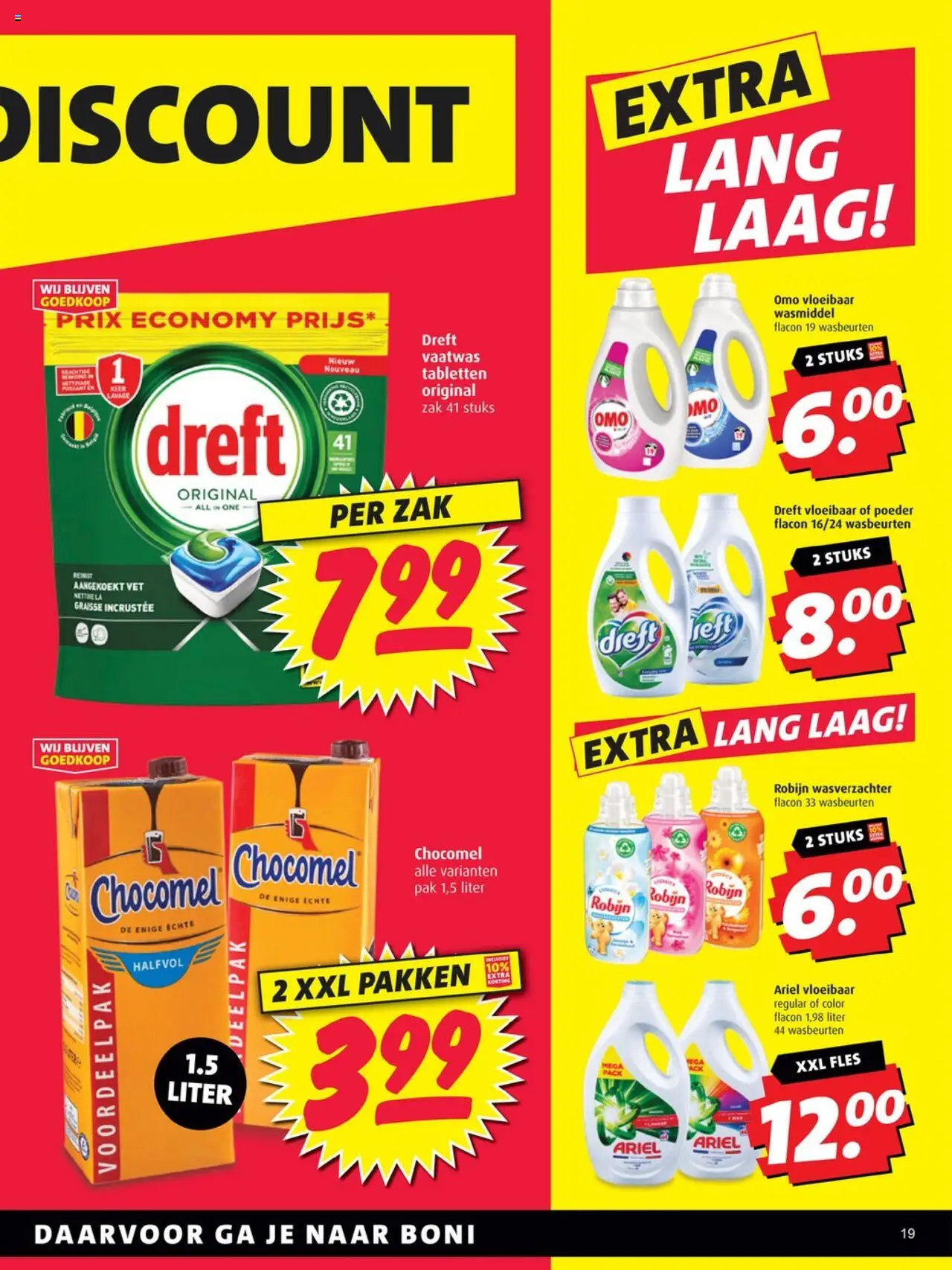 | Pagina: 19 | Producten: Wasverzachter, Robijn, Fles, Poeder
