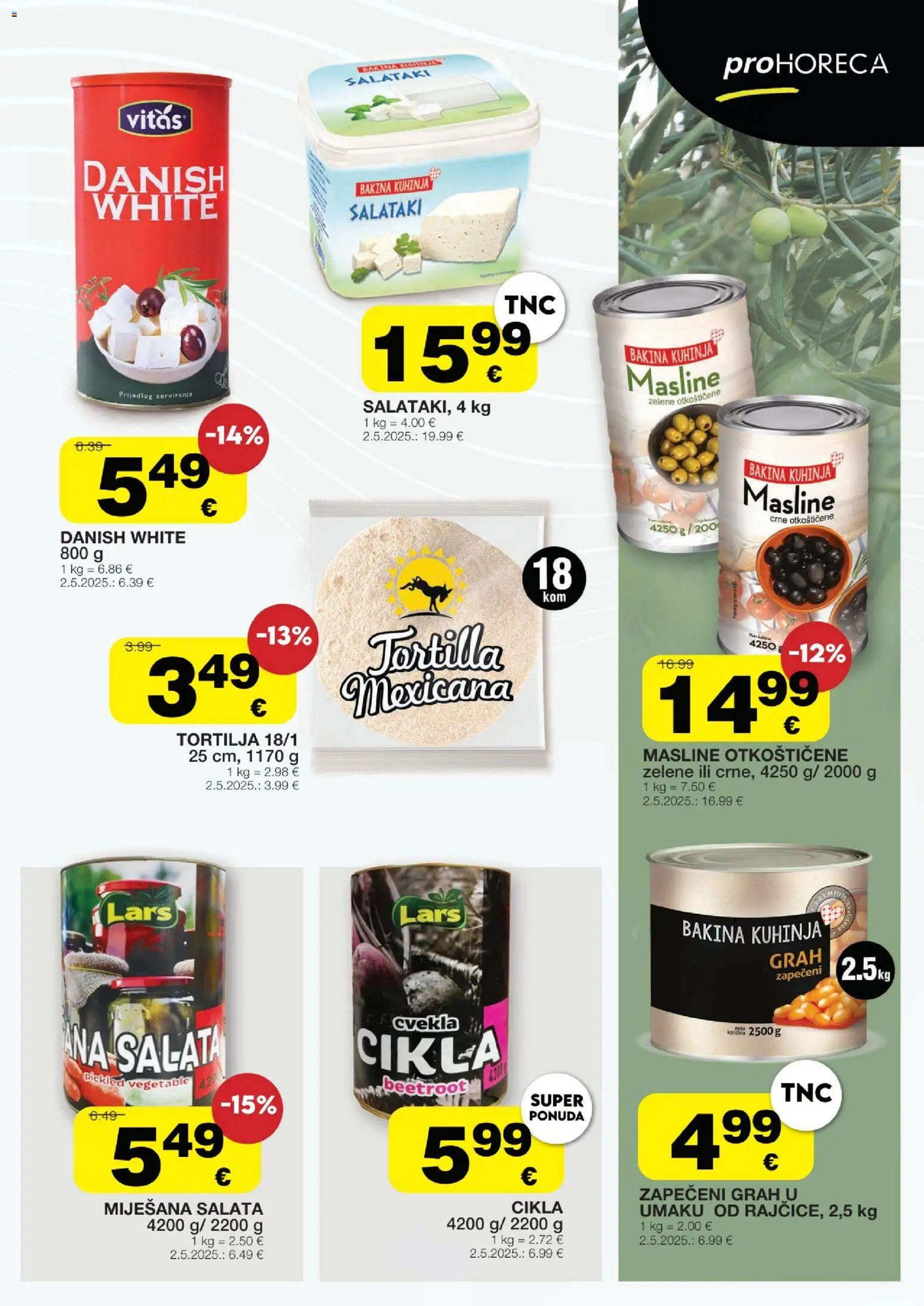 Stanić Diskont katalog | vrijedi od 23.04.2026 | Stranica: 7 | Proizvodi: Grah, Salata, Cikla, Kuhinja