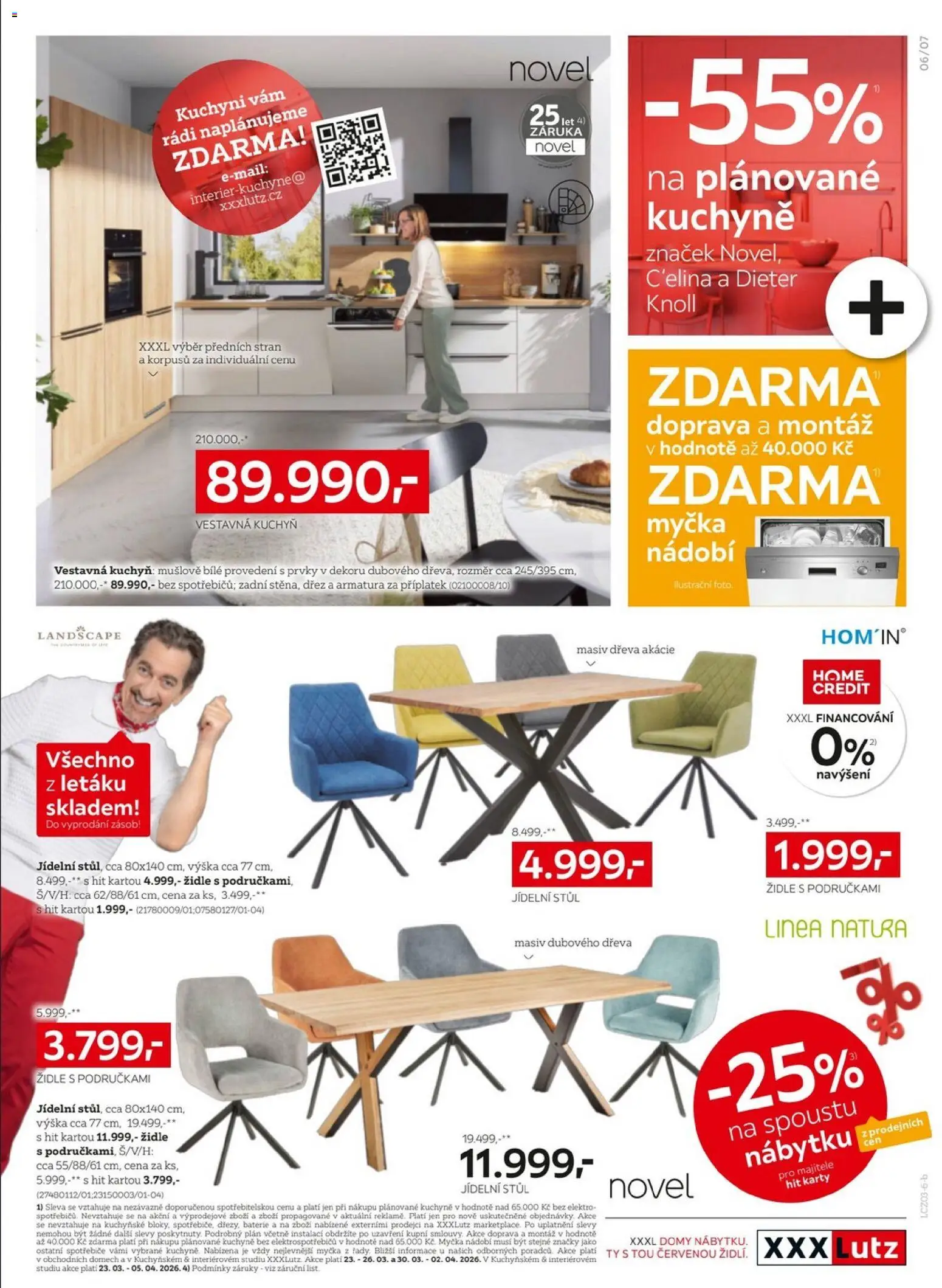XXXLutz leták od 23.03.2026 | Strana: 7 | Produkty: Myčka, Dřez, Stůl, Karty