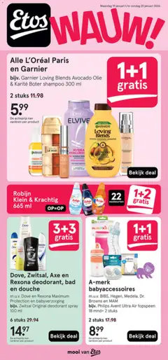 Etos - Folder - Voorbeeld van een folder van Etos, geldig van 19.01.2026