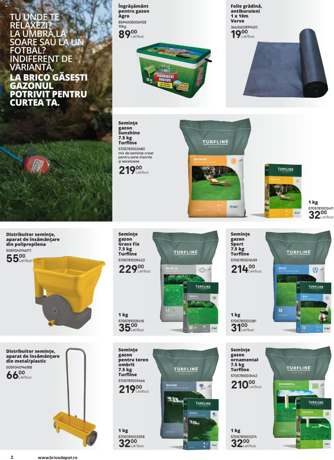 Noul catalog Brico Depot – valabil de la 14.02.2025 | Pagină: 2 | Produse: Semințe