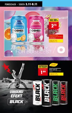 Pogląd oferty "Napój energetyczny Black, 250 ml, Energy drink Black, 250 ml: classic, zero, mojito, dragon" - ważna od 03.11.2025 | Strona: 68