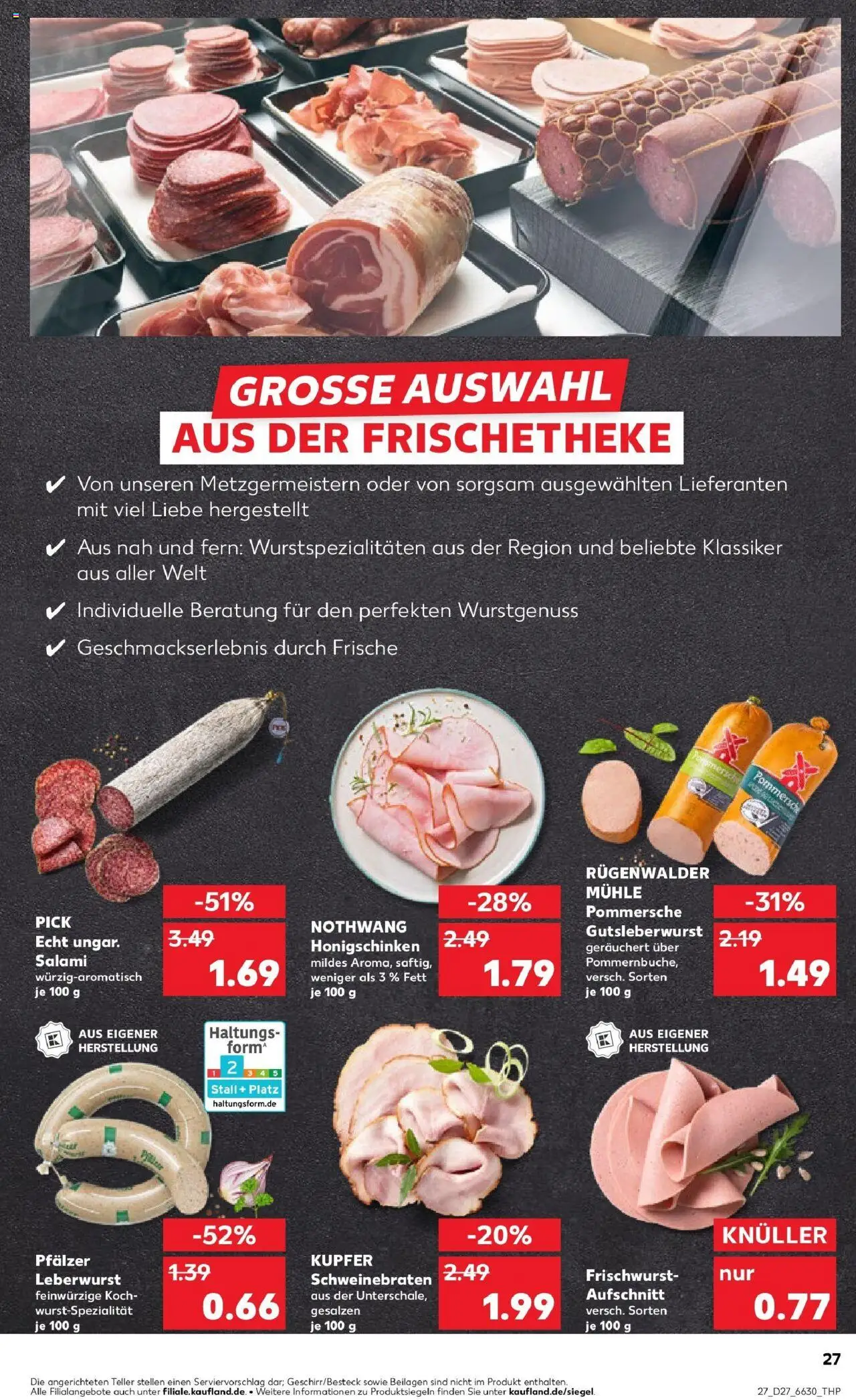 Kaufland prospekt Kreuztal	 - gültig ab dem 03.07.2025 | Seite: 27 | Produkte: Mühle, Salami