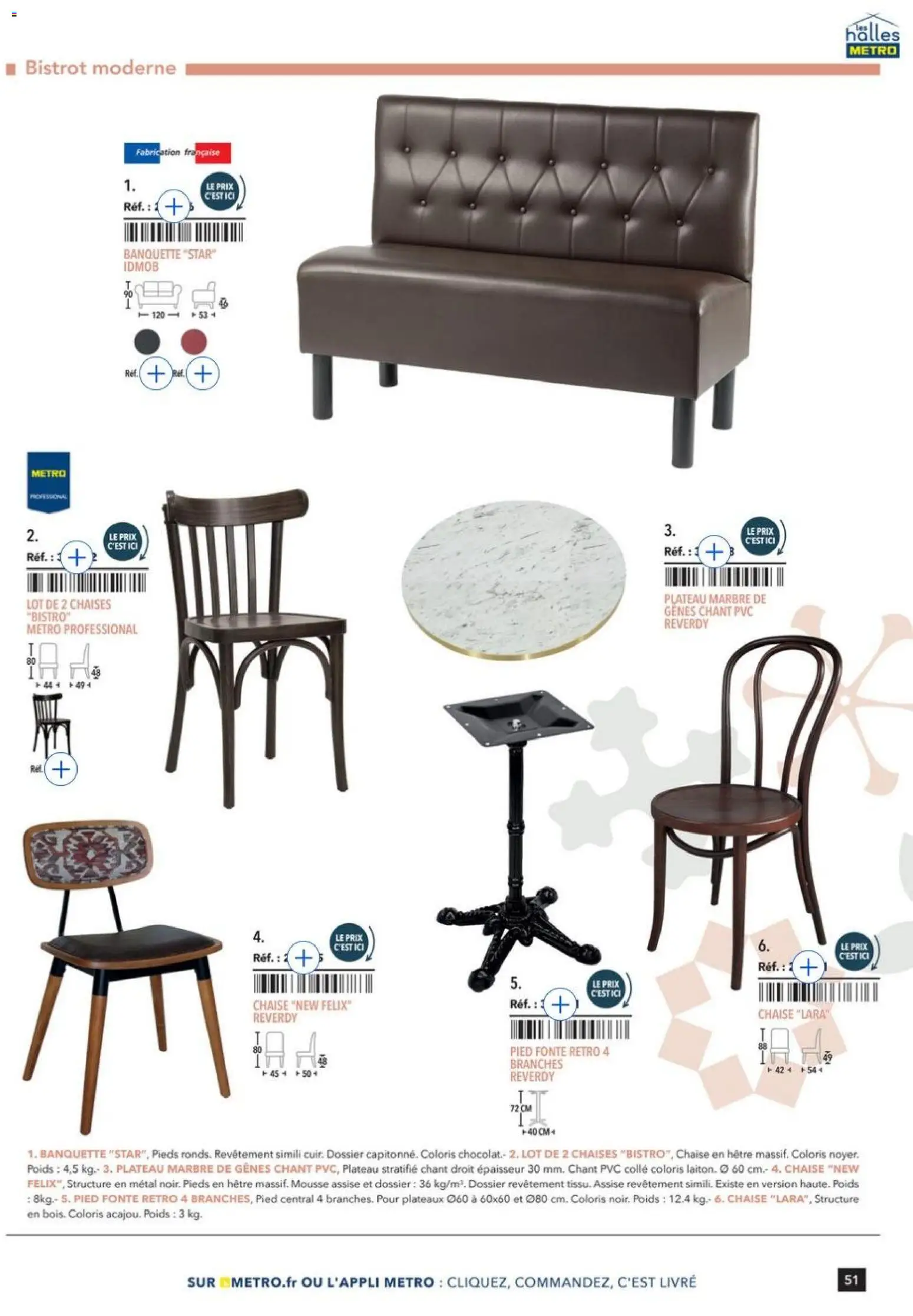 {H1} | Page: 51 | Produits: Plateau, Poids, Colle, Livre