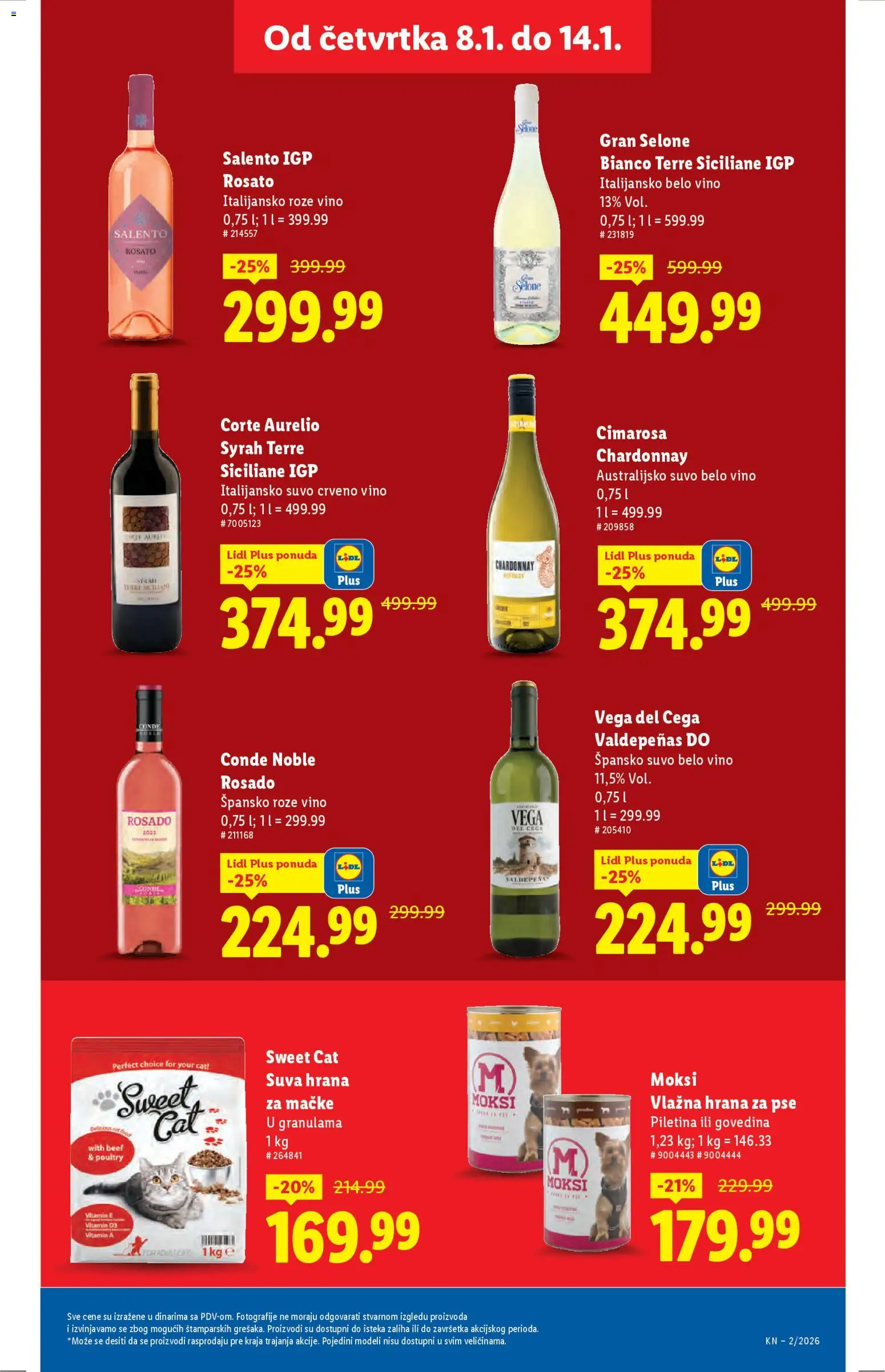 Lidl katalog - važi od 08.01.2026 | Strana: 25 | Proizvode: Chardonnay, Belo vino, Vino, Piletina