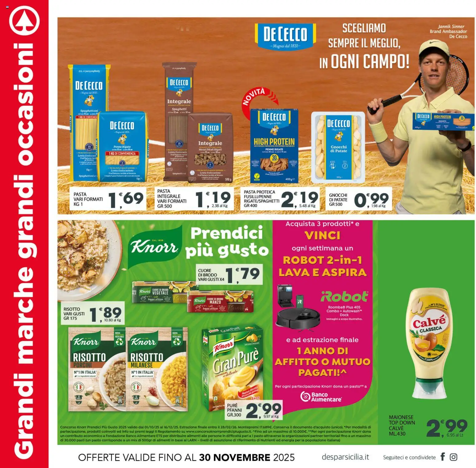 Volantino Despar del 12.11.2025 | Pagina: 12 | Prodotti: Manzo, Top, Pasta, Gnocchi