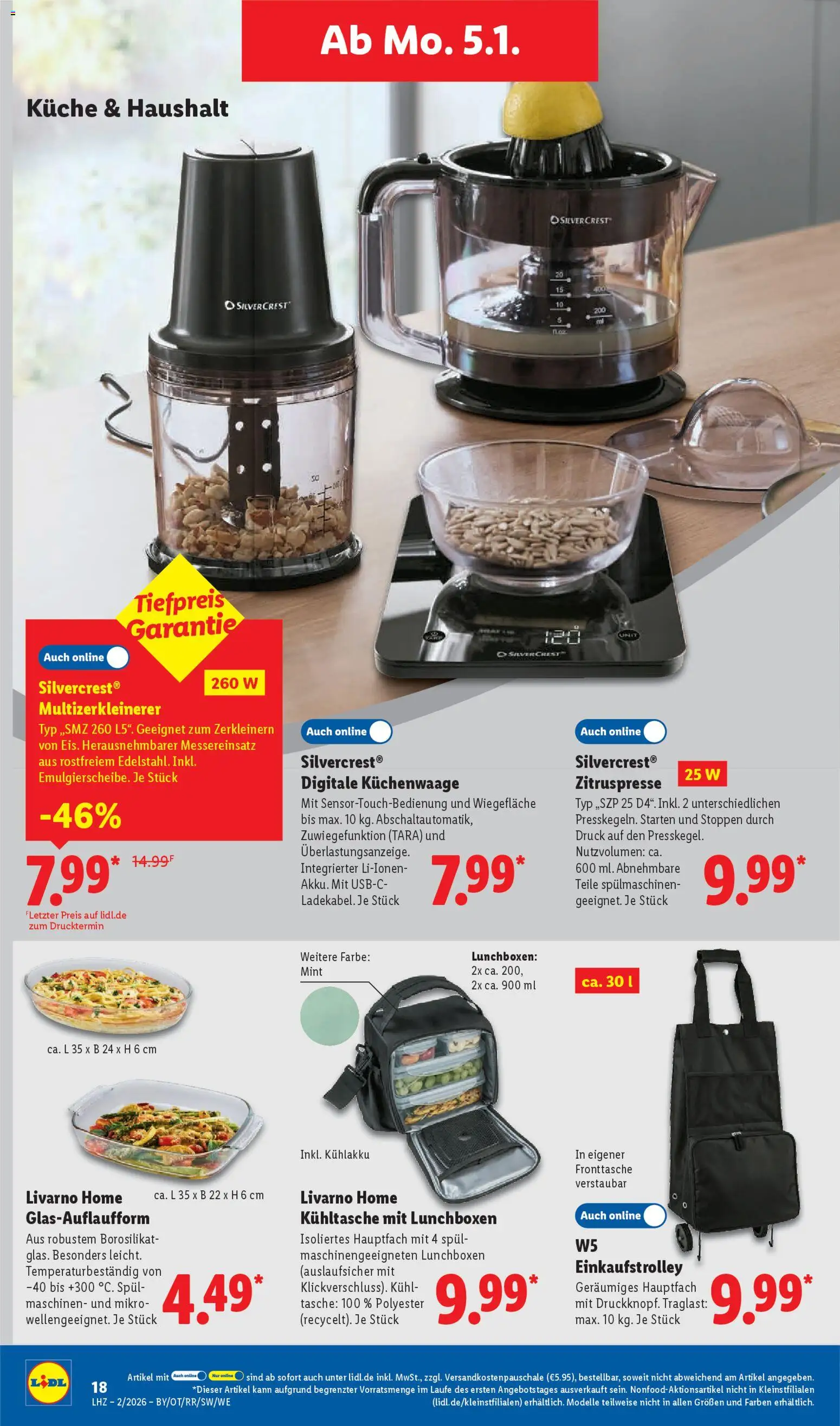 Lidl Prospekt Grimma – gültig ab 05.01.2026 | Seite: 26 | Produkte: Tasche, Küche