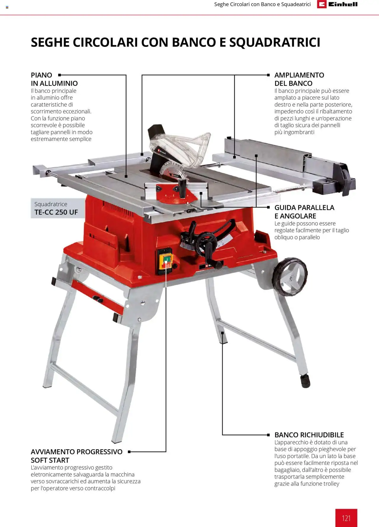 Volantino Einhell del 06.02.2025 | Pagina: 121 | Prodotti: Alluminio, Trolley