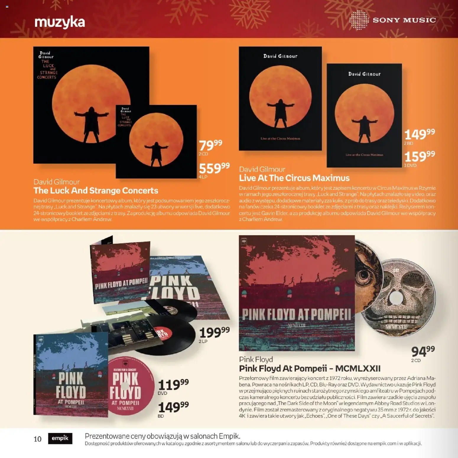Empik promocje - Xmas Muzyka od 26.11.2025 | Strona: 10 | Produkty: Audio