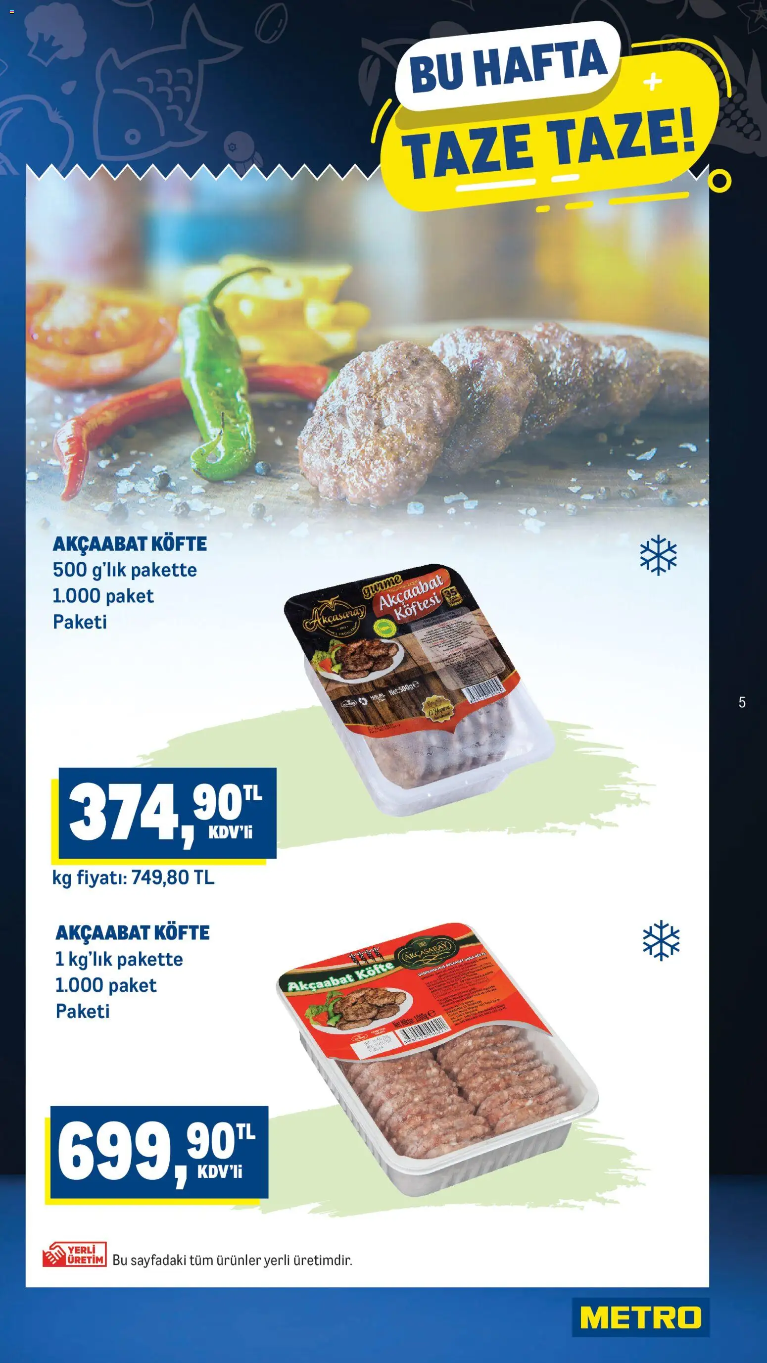 Metro Katalog - 25.03.2026 tarihinden itibaren geçerlidir | Sayfa: 5