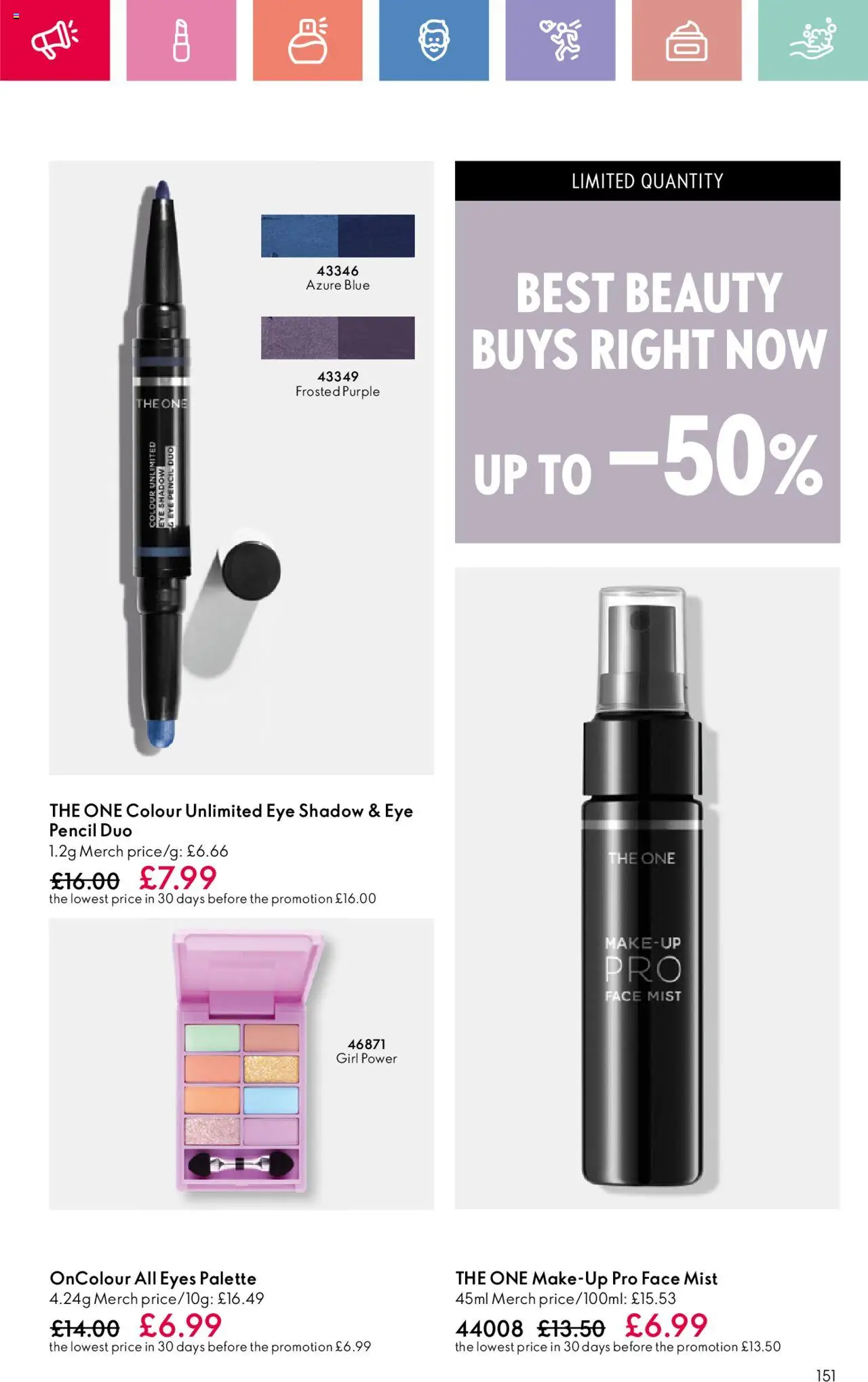  | Page: 151 | Products: Eye shadow, Eye pencil