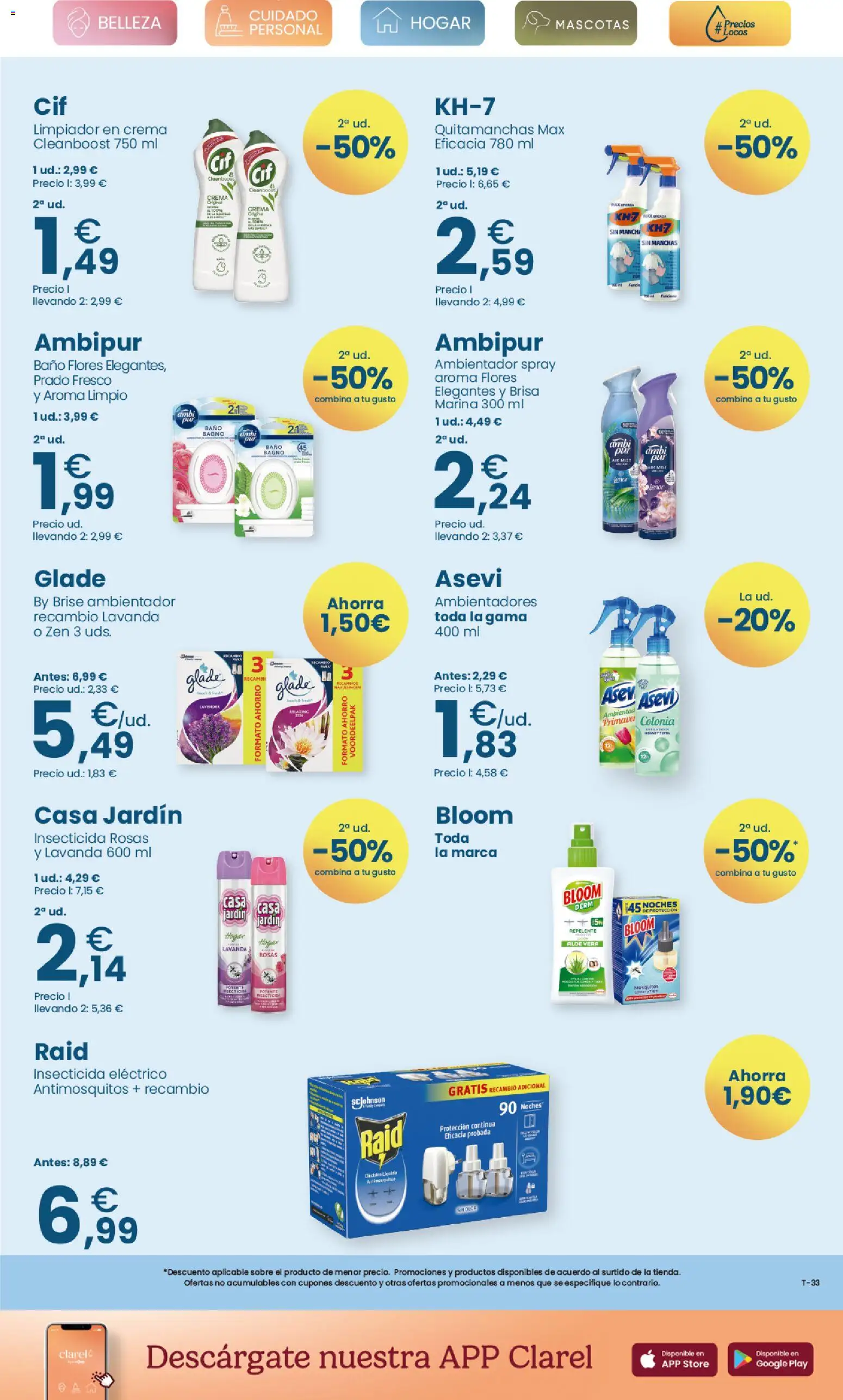 Clarel - folleto │ válido desde el 22.04.2026 | Página: 11 | Productos: Colonia, Quitamanchas, Crema, Baño