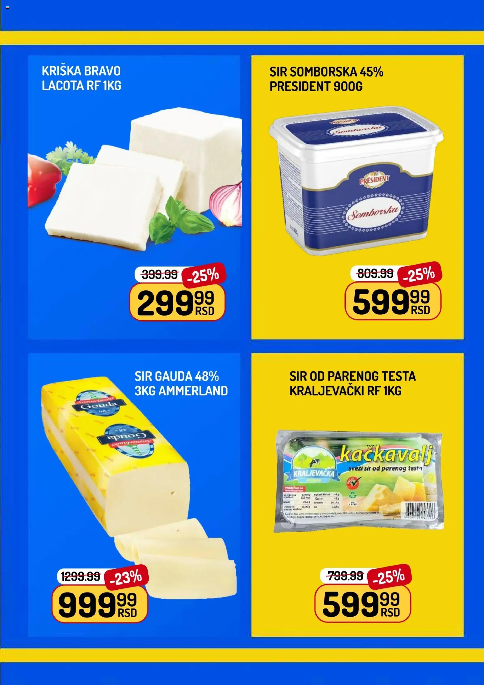 Aman katalog - važi od 27.03.2026 | Strana: 7 | Proizvode: Gouda, Sir, Kačkavalj