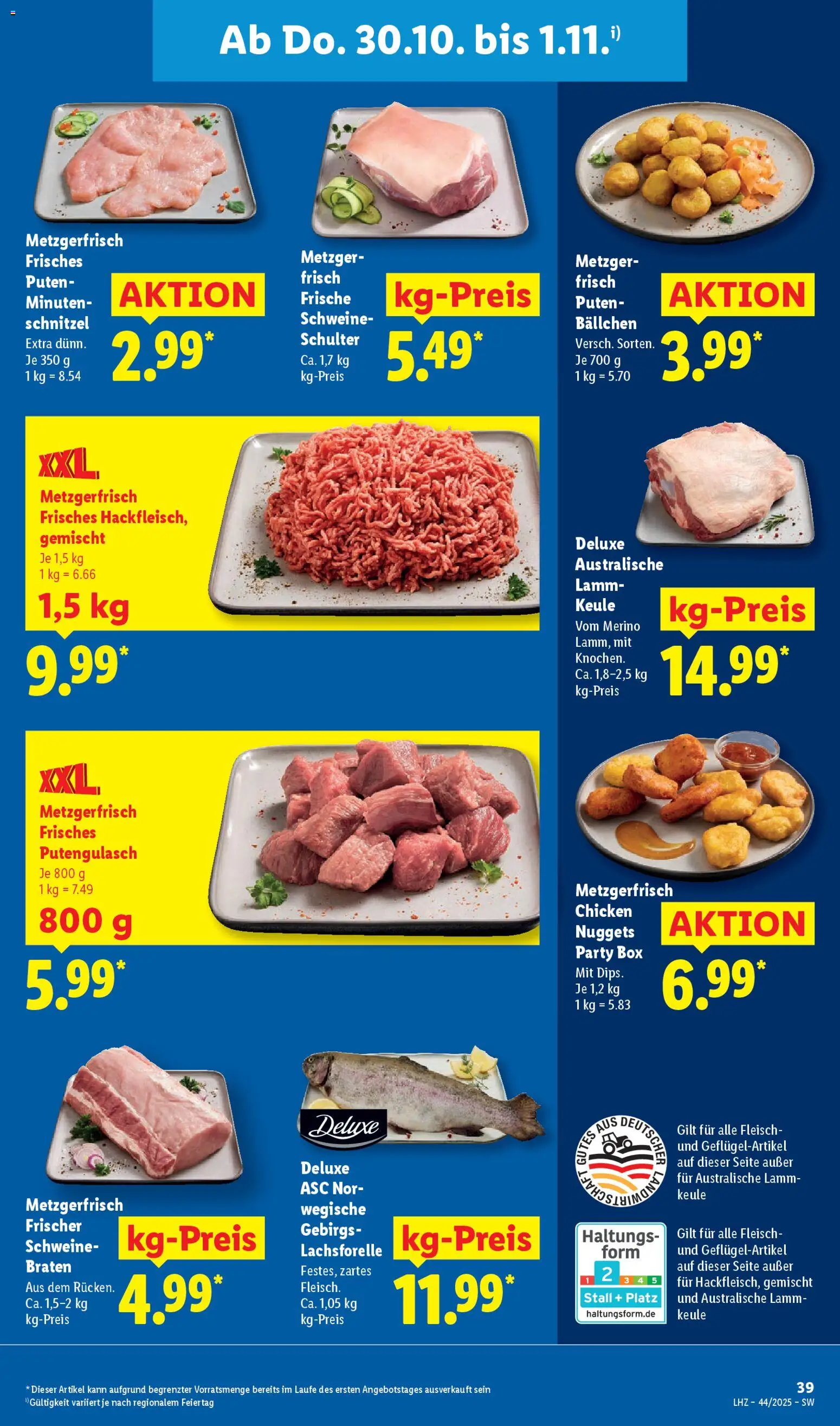 Lidl Prospekt Kornwestheim – gültig ab 27.10.2025 | Seite: 59 | Produkte: Box, Schnitzel, Fleisch