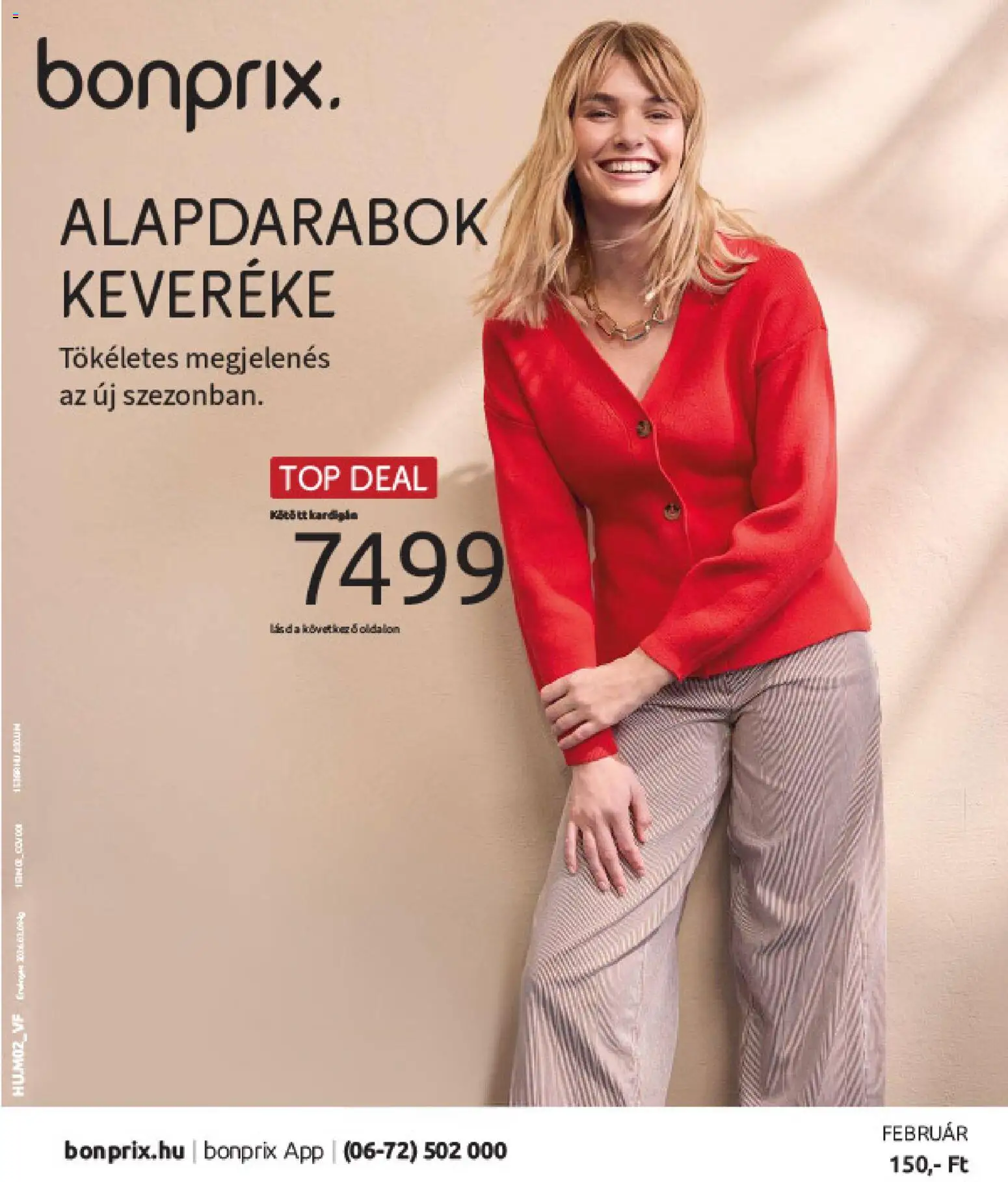 Bonprix akciós ujság - amely érvényes a következő dátumtól: 19.02.2026 | Oldal: 1