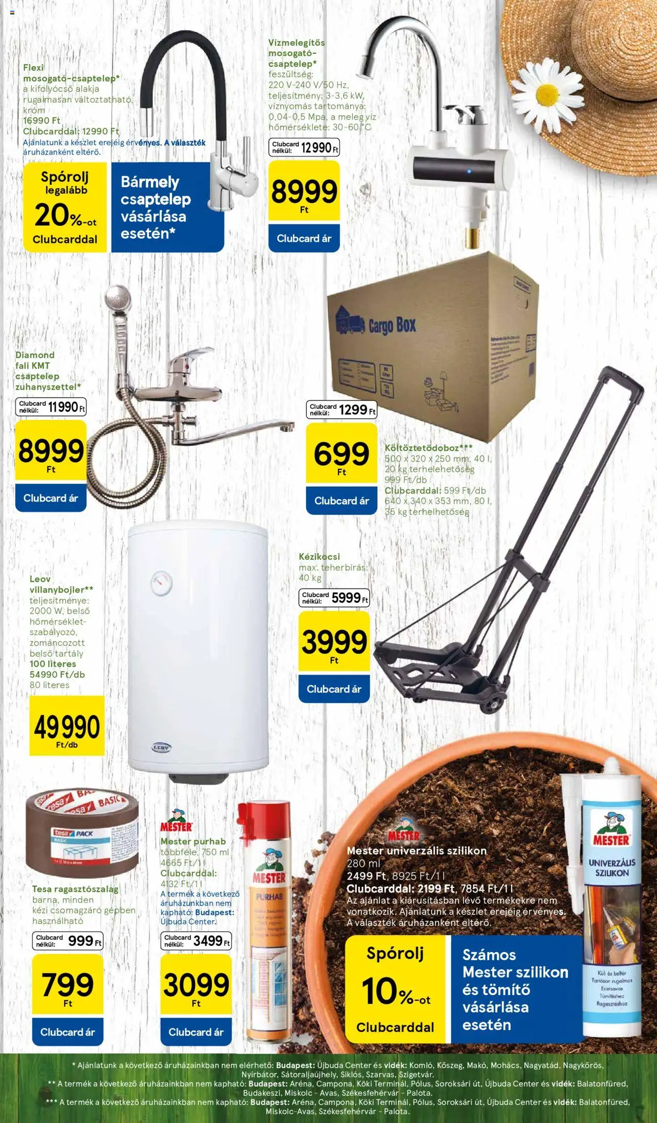 Tesco akciós ujság - amely érvényes a következő dátumtól: 04.06.2025 | Oldal: 9 | Termékek: Csaptelep