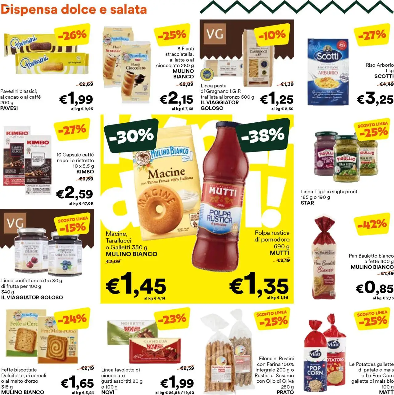 Volantino Unes del 10.09.2025 | Pagina: 4 | Prodotti: Pomodoro, Olio, Mirtilli, Mais