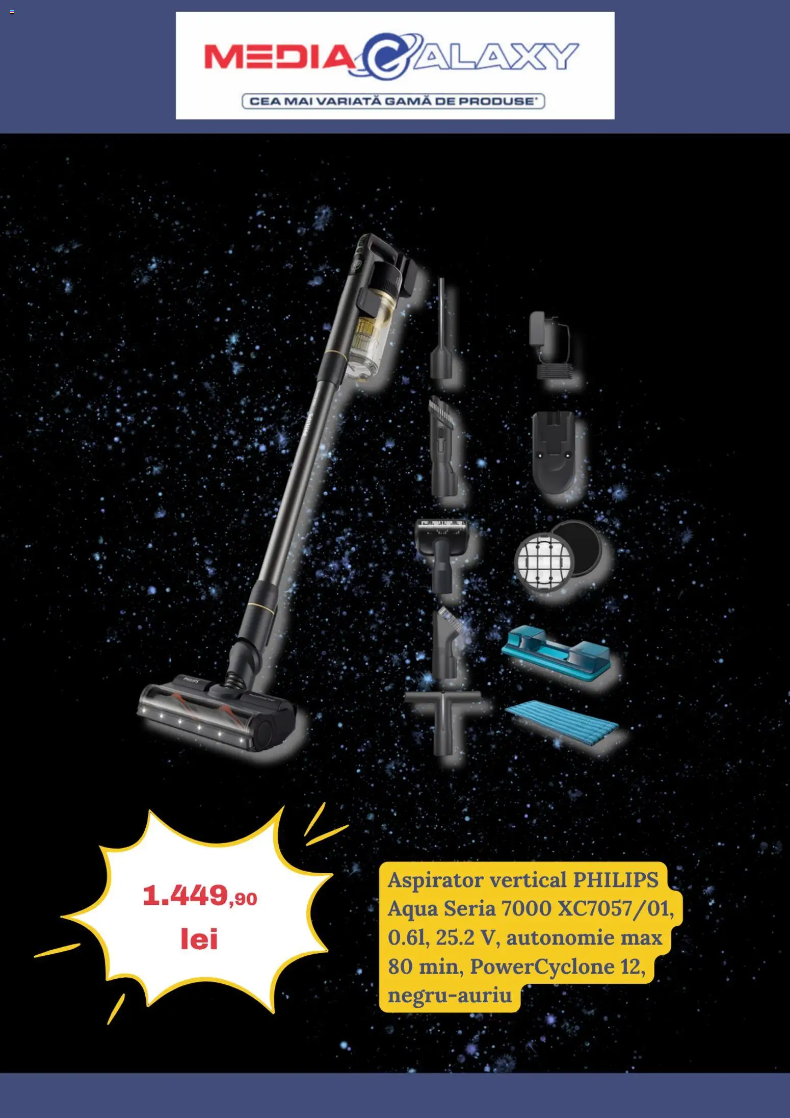 Noul catalog Media Galaxy – valabil de la 06.11.2025 | Pagină: 7 | Produse: Enginar, Aspirator