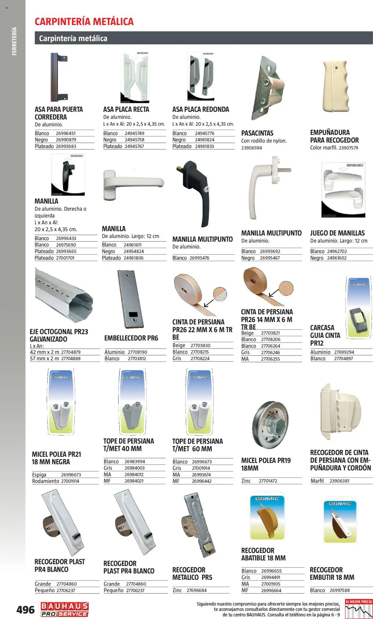 Bauhaus - ProService  │ válido desde el 24.02.2025 | Página: 496 | Productos: Té, Teléfono