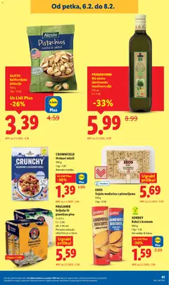 PRIMADONNA Bio ekstra djevičansko maslinovo ulje, 750 ml Bio extra virgin olive oil - Pregled kataloga iz trgovine Lidl, vrijedi od 02.02.2026 | Stranica: 61