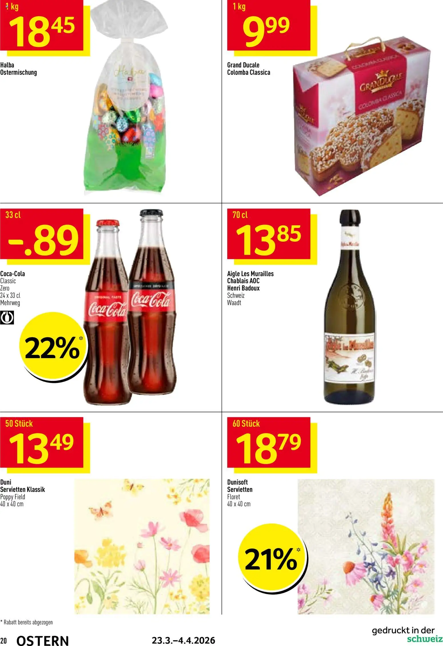 Prodega Aktionen Ostern – gültig ab 23.03.2026 | Seite: 20 | Produkte: Coca Cola