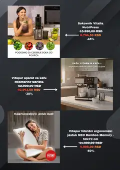 Vitapur Black Friday - pregled Vitapur kataloga - važi od 03.04.2026 | Strana: 5 | Proizvode: Aparat za kafu, Jastuk, Kafa