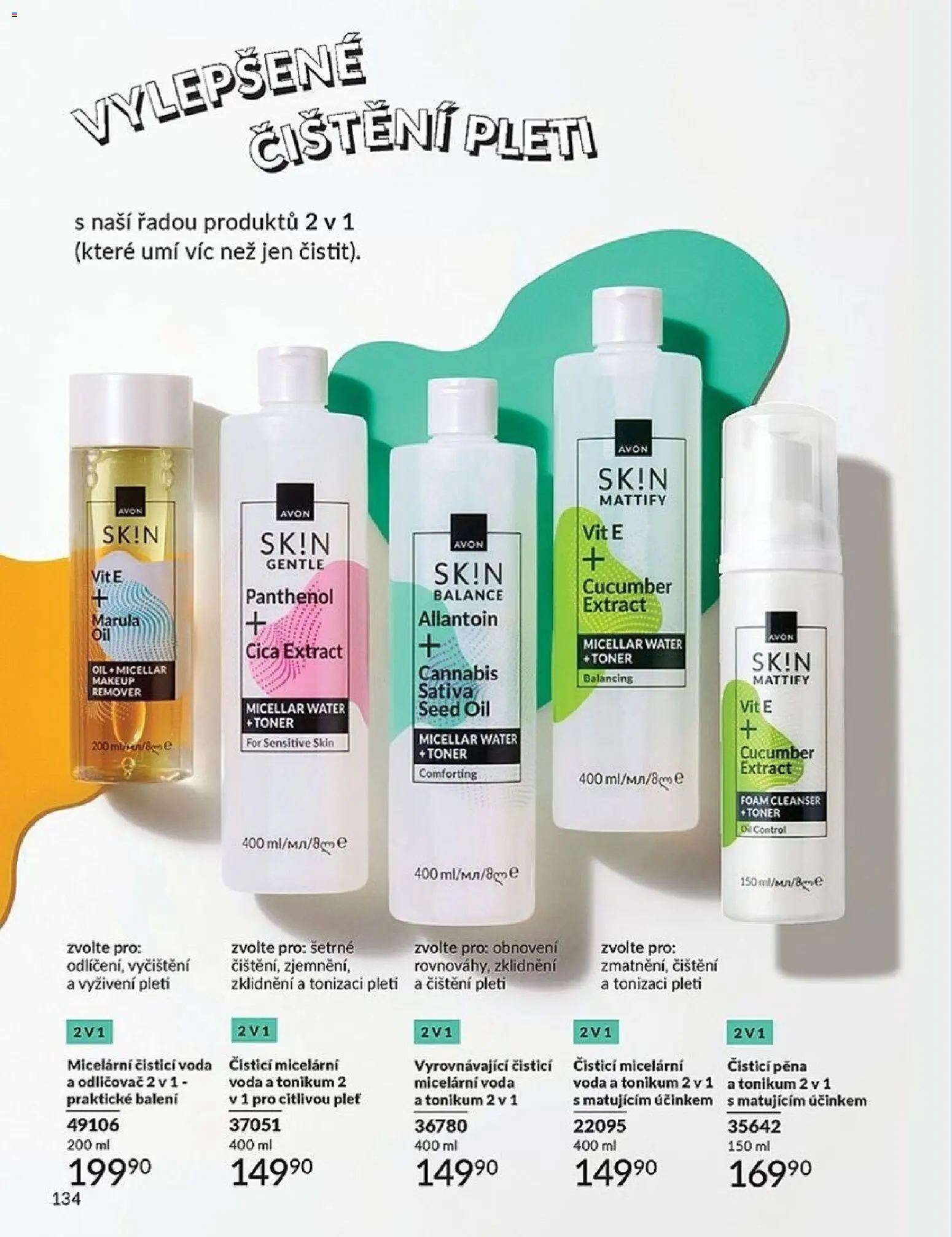 Avon Black Friday od 01.11.2025 | Strana: 134 | Produkty: Voda, Makeup, Toner, Panthenol