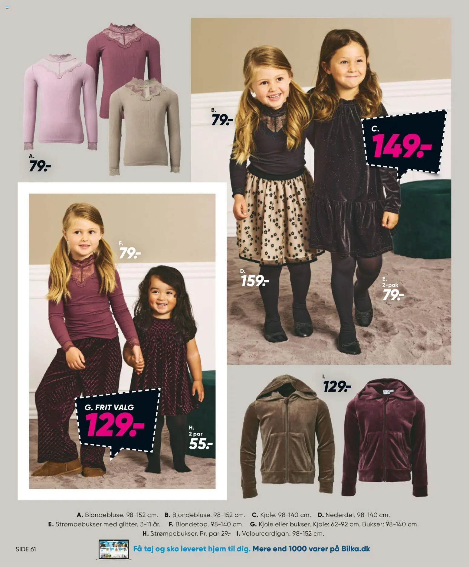 Bilka tilbudsavis – gyldig fra 31.10.2025 | Side: 14 | Produkter: Kjole, Strømpebukser, Sko, Tøj