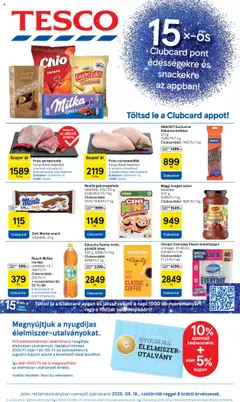 Tesco Hipermarket - Akciós újság  - amely érvényes a következő dátumtól: 18.09.2025