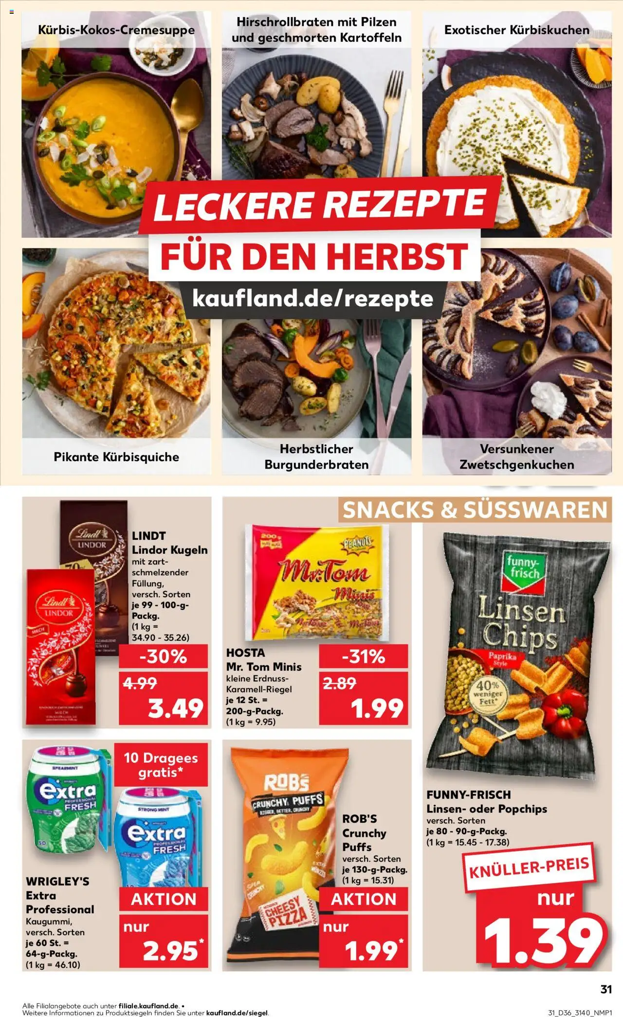 Kaufland prospekt Leipzig	 - gültig ab dem 04.09.2025 | Seite: 31 | Produkte: Kartoffeln, Paprika, Lindt, Chips
