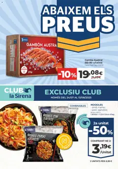 La Sirena - Folleto │ válido desde el 24.07.2025 | Página: 4 | Productos: Cerdo, Cocina, Gamba