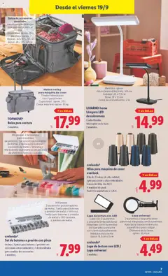 Maleta trolley para máquina de coser, Tirador telescópico con 3 posiciones. Capacidad: aprox. 35 l. Carga máxima: aprox. 10 kg │ válido desde el 15.09.2025 | Página: 15 | Productos: Maleta, Cable, Máquina de coser, Lámpara