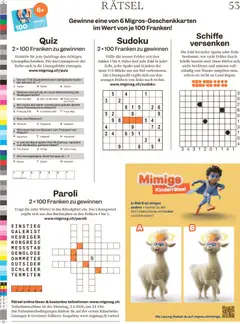 Migros aktionen Magazin ab 29.04.2026 gültig | Seite: 53 | Produkte: Rock, Orangen, Wasser