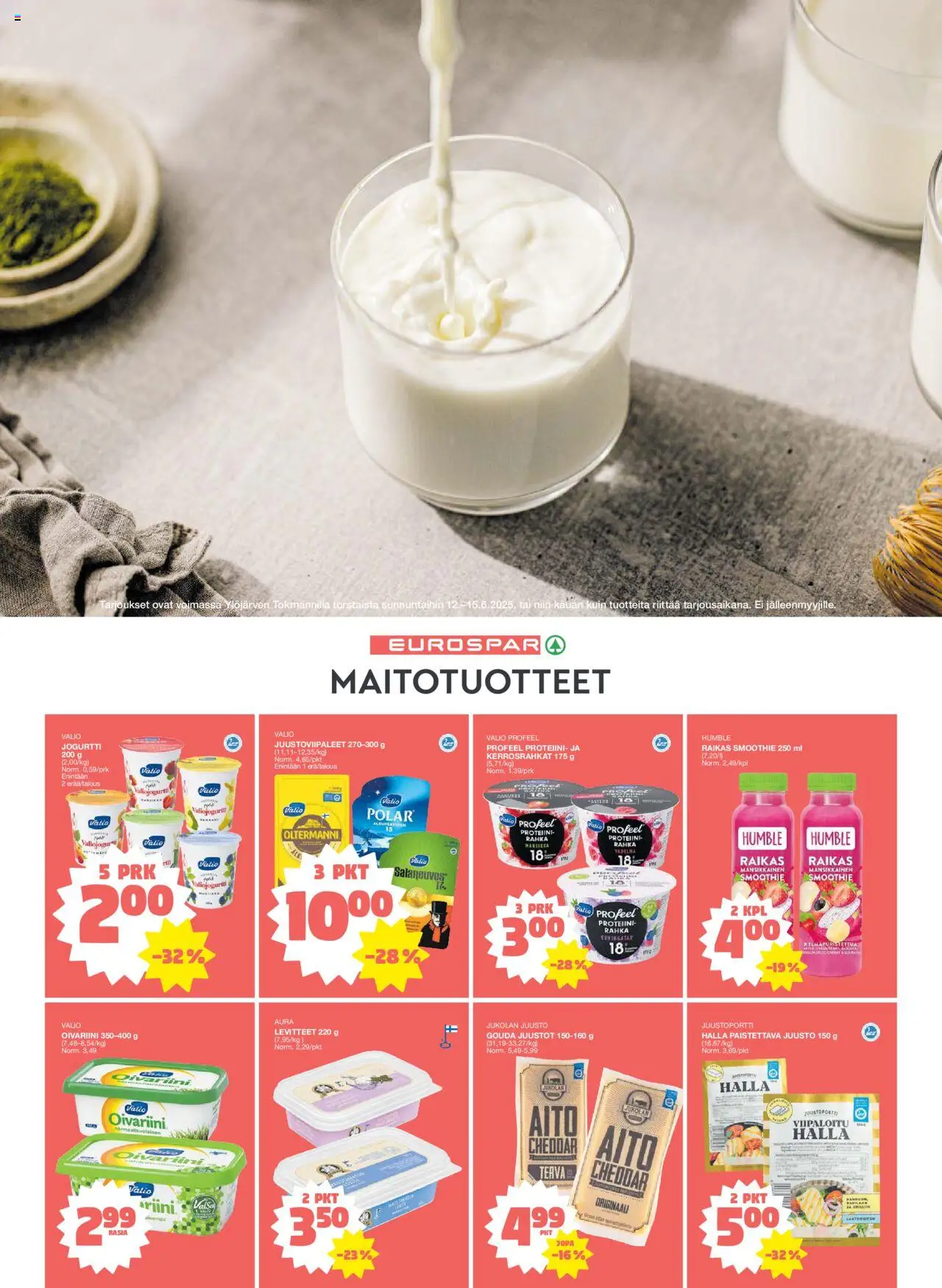  | Sivu: 4 | Tuotteet: Cheddar, Juusto, Jogurtti, Halloumi