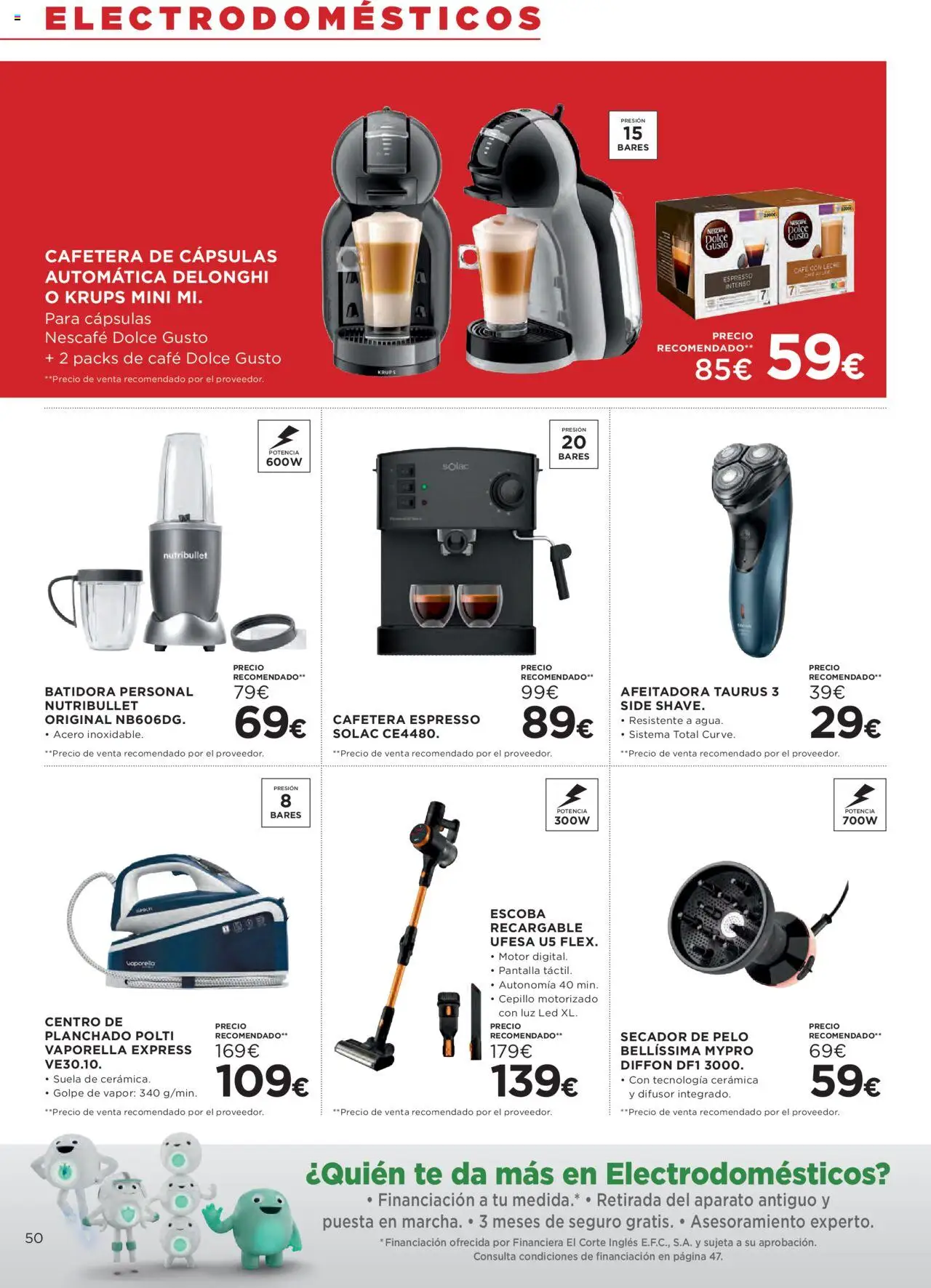 Hipercor catálogo │ válido desde el 05.06.2025 | Página: 56 | Productos: Café con leche, Escoba, Cafetera, Batidora