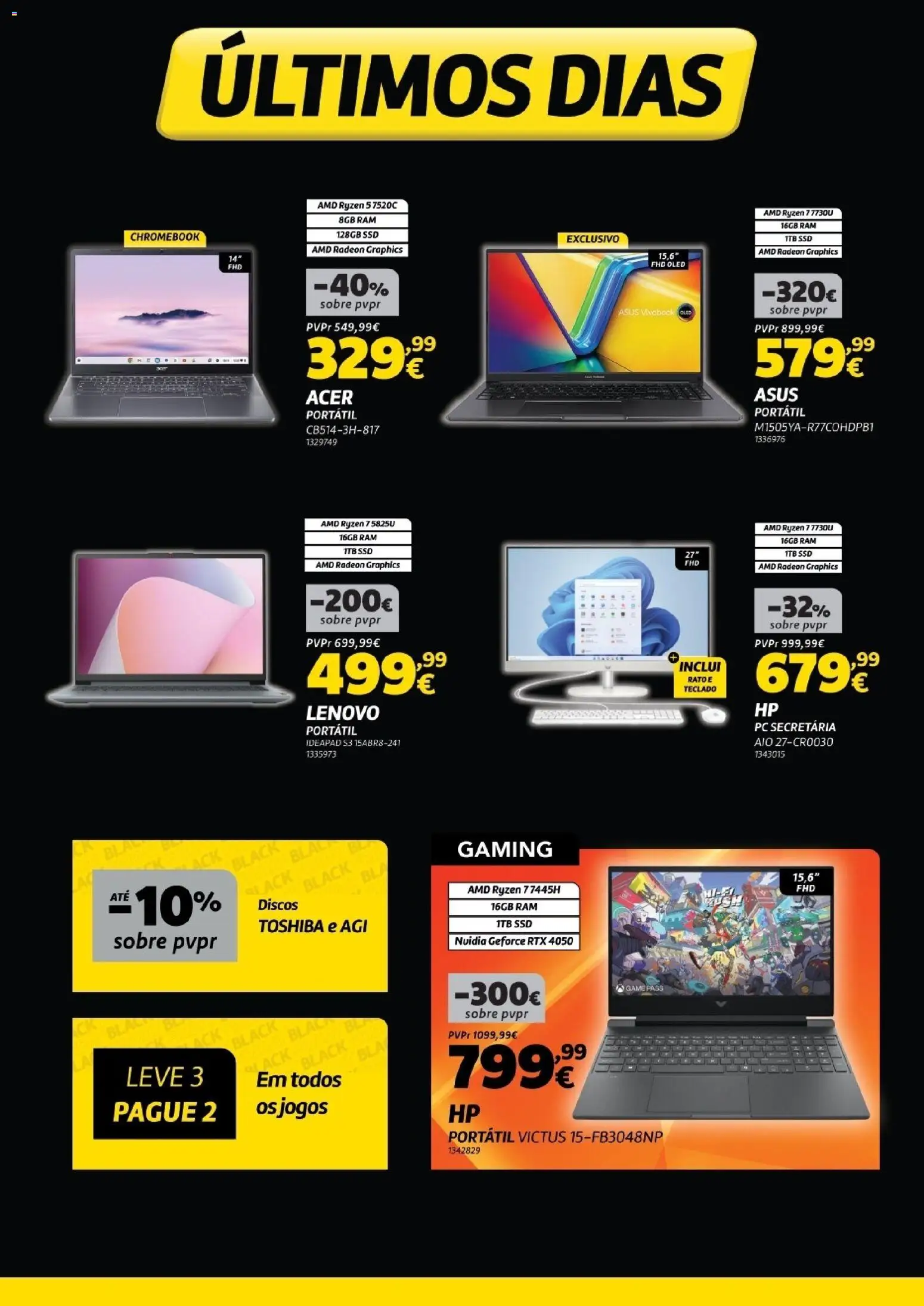 Radio Popular - Black Friday │ válido de 25.11.2025 | Página: 4 | Produtos: PC, Teclado, Jogos