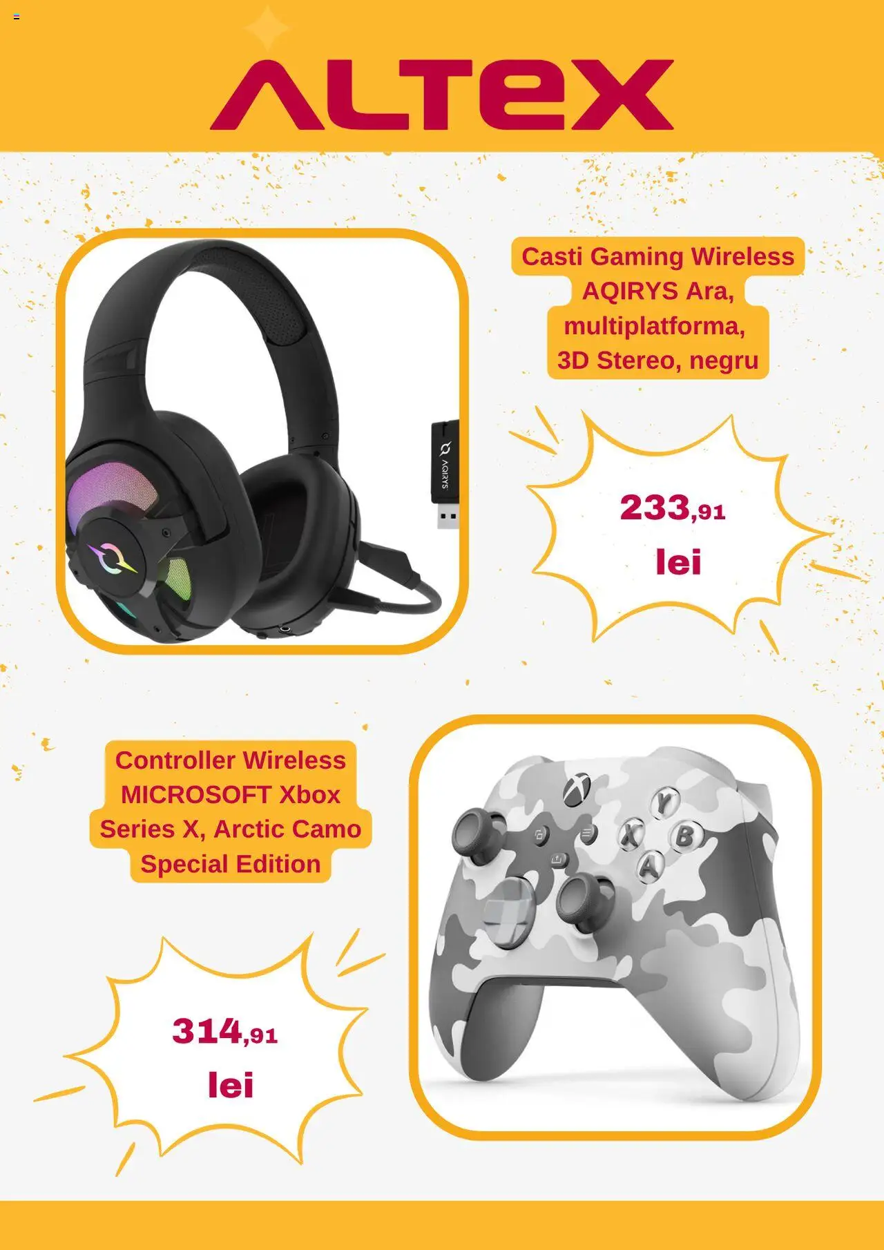 Noul catalog Altex – valabil de la 16.10.2025 | Pagină: 4 | Produse: Căști, Xbox