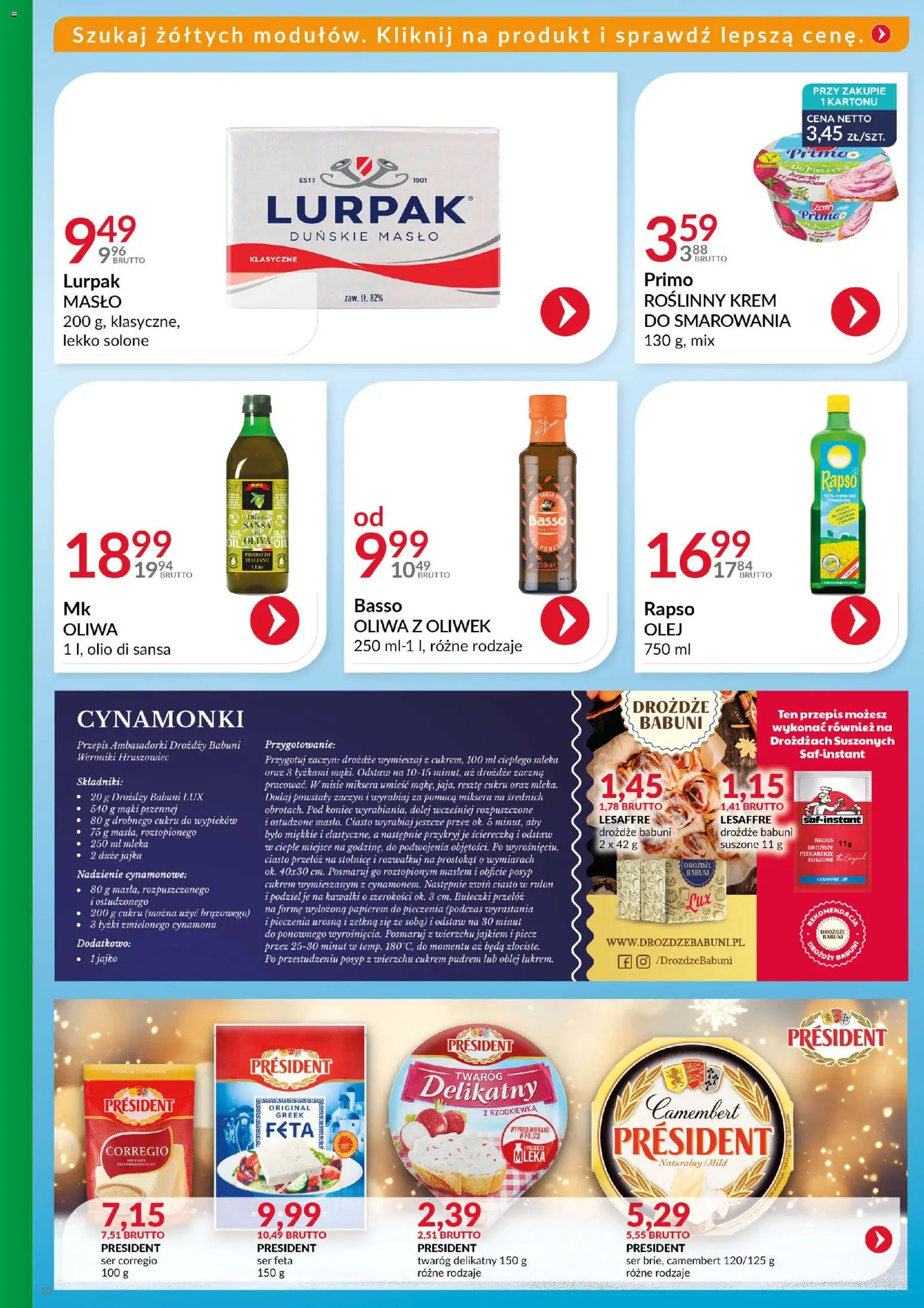 Eurocash Gazetka - Katalog Artykułów Spożywczych od 16.11.2025 | Strona: 9 | Produkty: Oliwa z oliwek, Mleka, Jajka, Krem