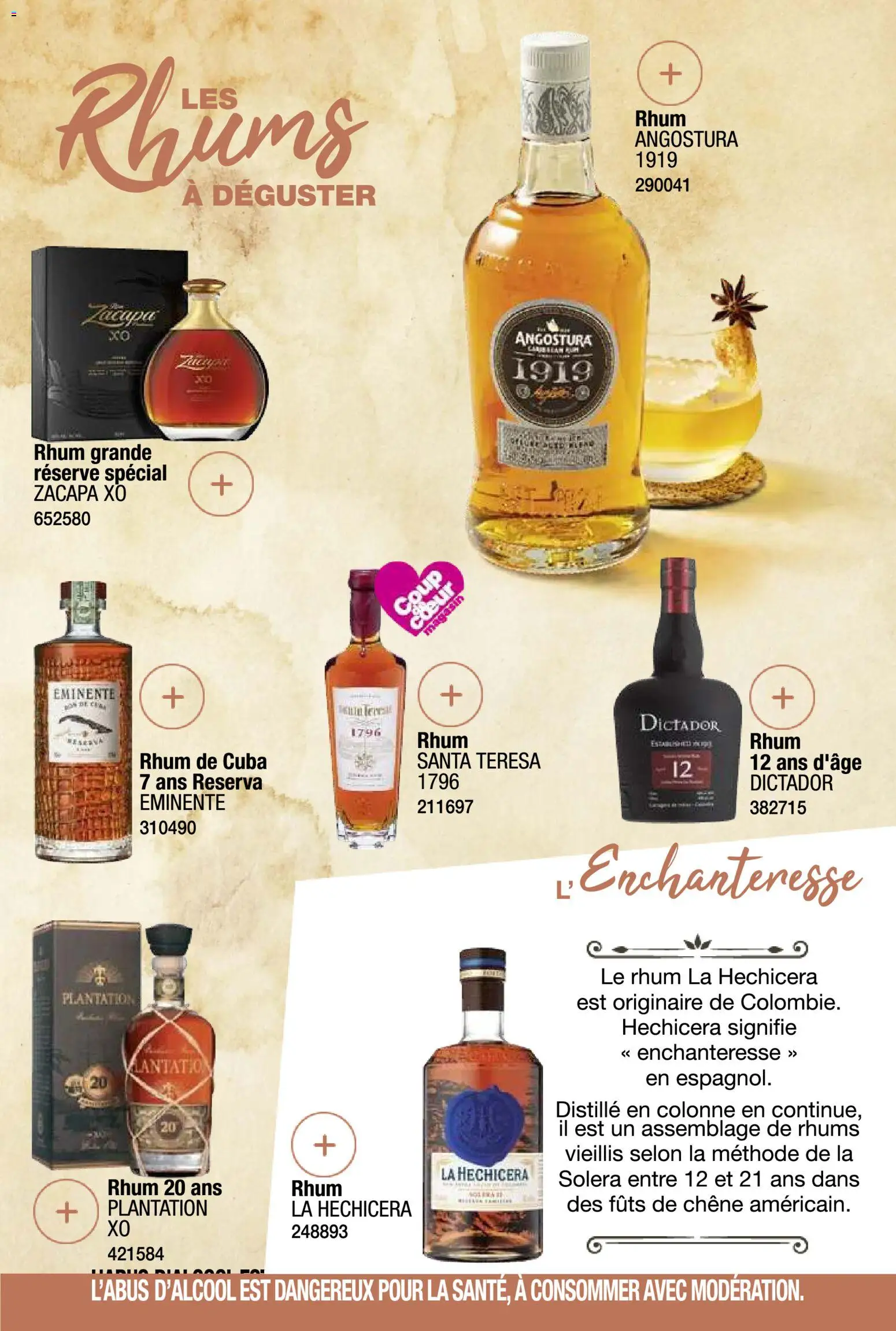 {H1} | Page: 16 | Produits: Rhum