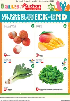 Auchan - Les bons plans du week-end dans votre super ! - Voorbeeld van een folder van Auchan, geldig van 11.12.2025
