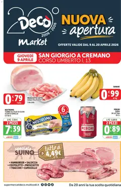 Anteprima del volantino Decò volantino Market San Giorgio a Cremano valido a partire dal 09.04.2026