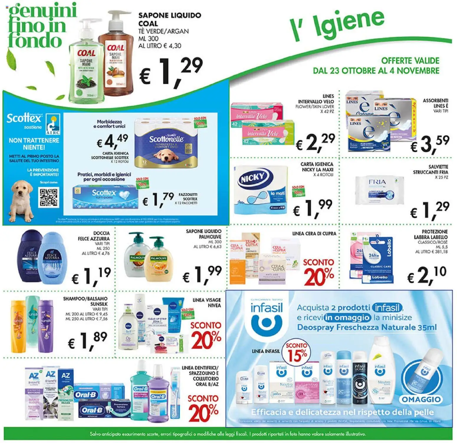 Volantino Coal del 23.10.2025 | Pagina: 24 | Prodotti: Carta igienica, Sapone, Tè, Fazzoletti